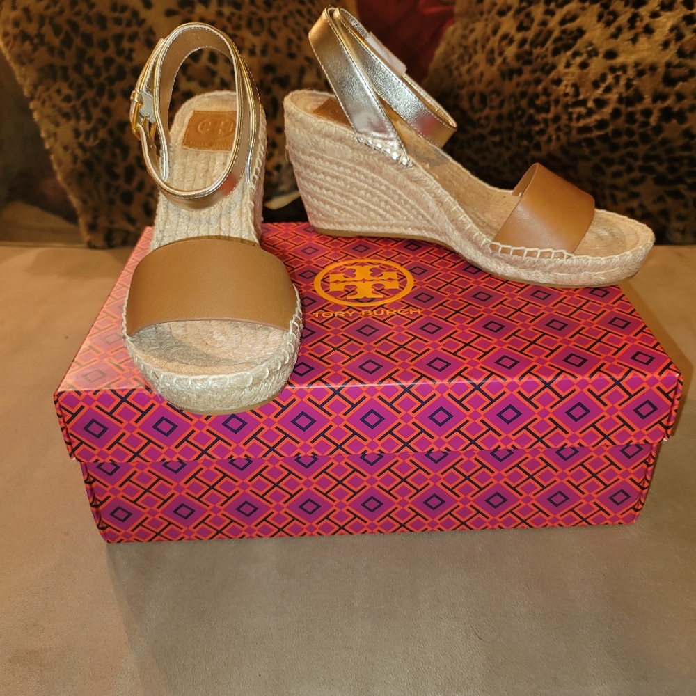 Tory Burch Mini Benton Espadrille Wedge Sandal